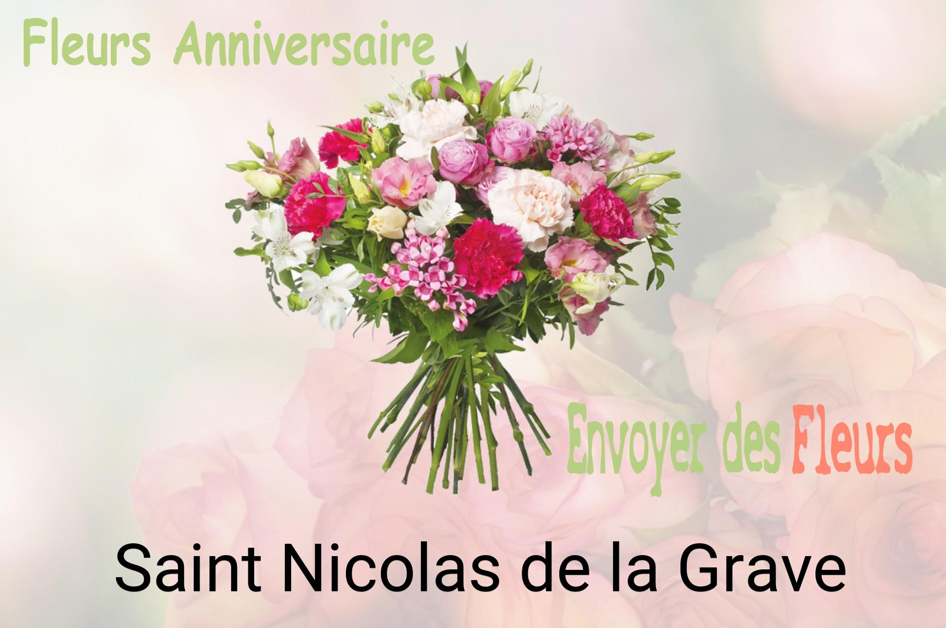 Bouquet de fleurs d’anniversaire livré à Saint-Nicolas-de-la-Grave